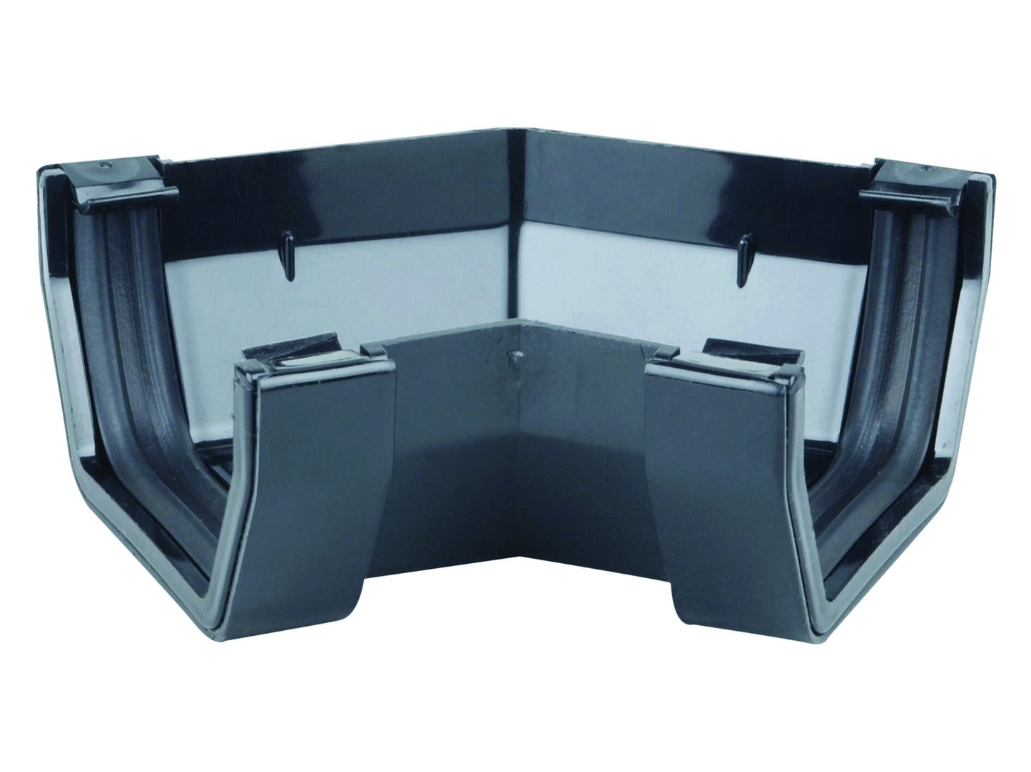 OSMASQUARELINE 4T804 PVCU GUTTER ANGLE 45deg 100mm 4T804B BLACK
