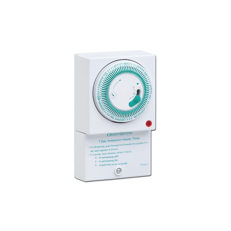 GREENBROOK T104-C 7DAY SURF BX TIMER 16A
