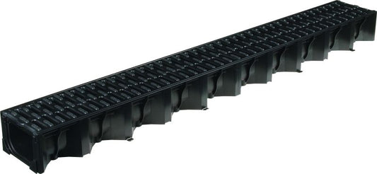 ACO HEXDRAIN A15 CHANNEL 129 x 80 x 1000mm C/W PLASTIC GRATING 19310