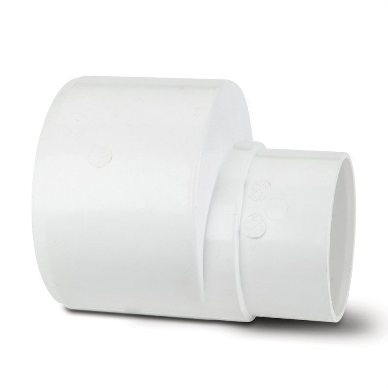 POLYPIPE RAINWATER REDUCER 110 x 68mm SD46W WHITE
