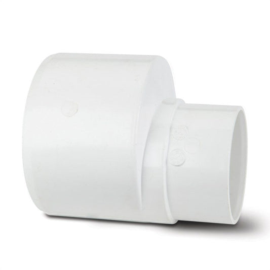 POLYPIPE RAINWATER REDUCER 110 x 68mm SD46W WHITE