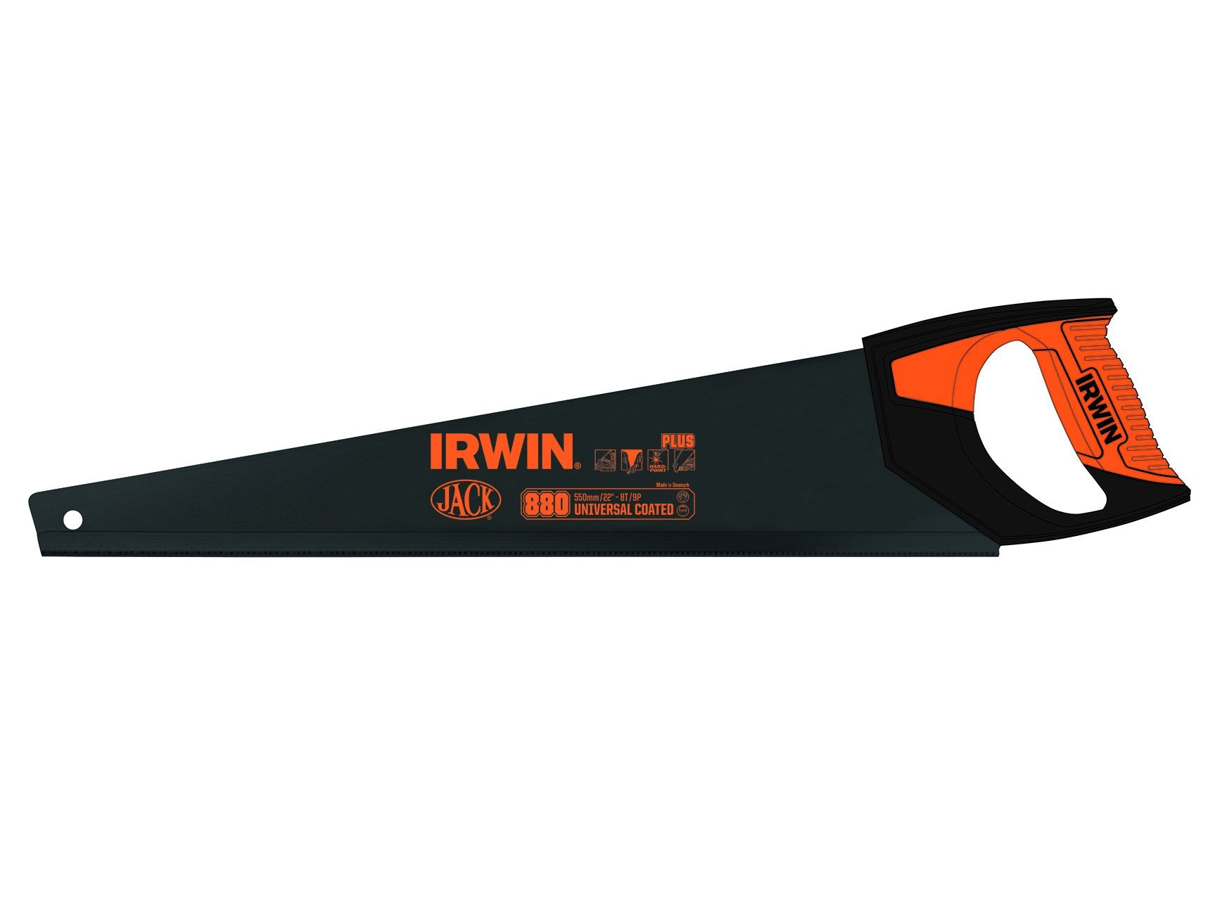 JACK JAK880BUN22 UNIVERSAL COATED HANDSAW BLACK 8tpi x 550mm (22")