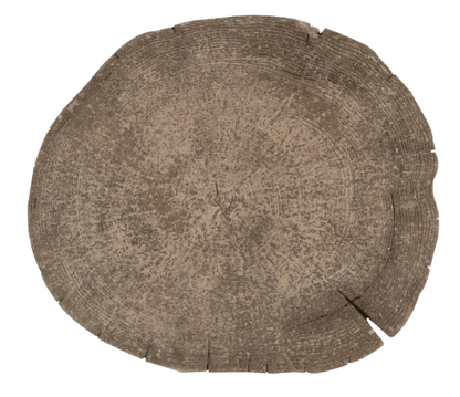 BRADSTONE STONE WOOD STEPPING STONE 290 x 450 x 50mm ANTIQUE BROWN 20775