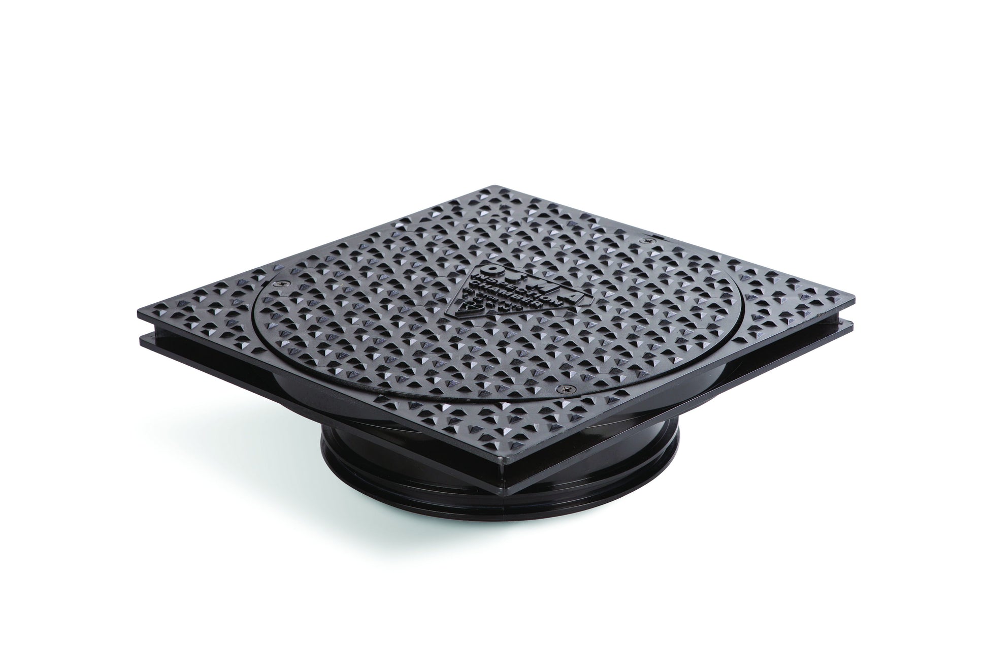 OSMAD 250mm SIC P/E SQUARE COVER & FRAME 4D961