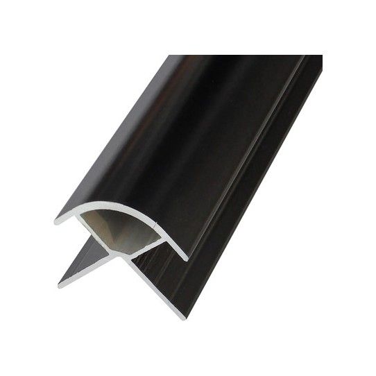 WWSBLKEXTCNR WETWALL MERMAID EXTERNAL CORNER 2420mm BLACK