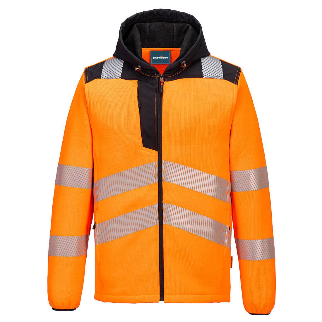 Hi-Vis Technical Fleece, 4XL, R, Orange/Black