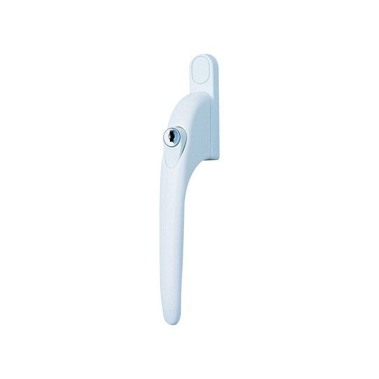 YALE PVCu INLINE LOCKABLE WINDOW HANDLE YWHLCK40N-WH
