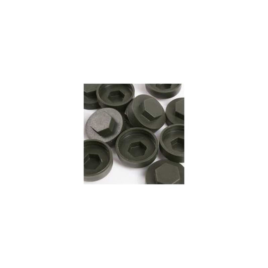 19mm TECSCREW COVER CAPS JUNIPER GREEN MFC19JG
