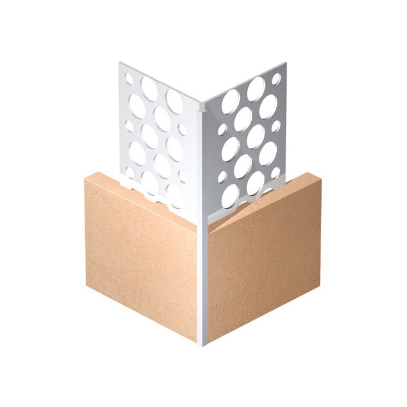 EXPAMET PLASTIC ANGLE BEAD WHITE 3m x 13 - 16mm PAB015F3000