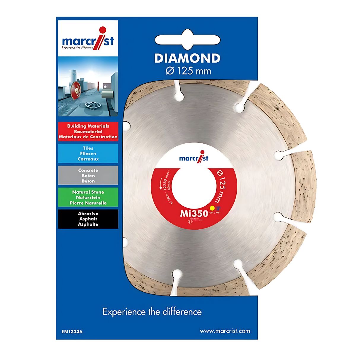 MARCRIST MI350 300 x 20mm UNIVERSAL DIAMOND BLADE 1136.0300.20