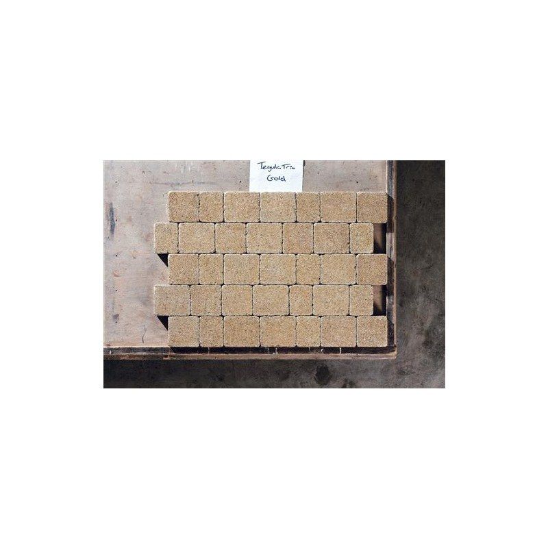TOBERMORE TEGULA TRIO 50mm PAVING (1.05m2) LAYER GOLDEN