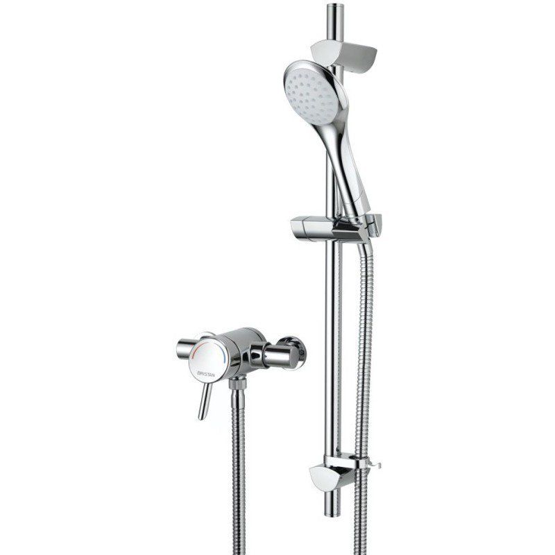 BRISTAN AE2SHXARC ACUTE THERMO EXPOSED MINI VALVE SHOWER CHROME