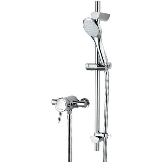 BRISTAN AE2SHXARC ACUTE THERMO EXPOSED MINI VALVE SHOWER CHROME