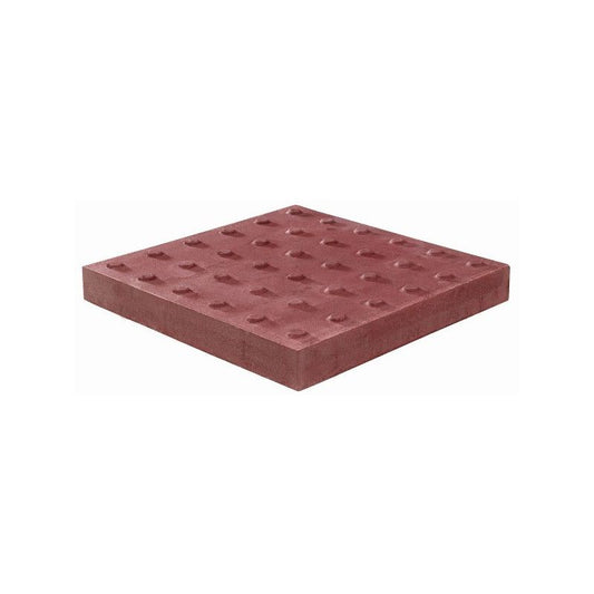 CHARCON BLISTER / TACTILE SLAB 400 x 400 x 50mm RED 46871