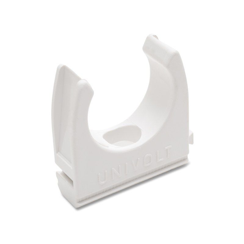 UNIVOLT CL20WH CLIP 20mm WHITE