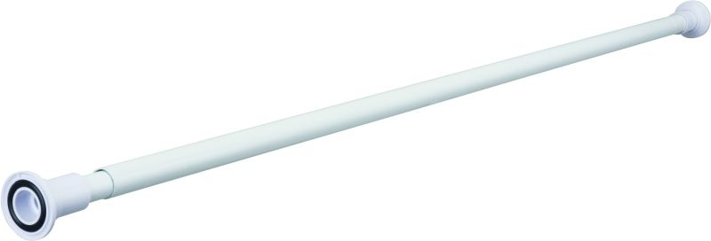 SUREGRAFT TELE CURTAIN ROD 1.1-1.95M WHITE