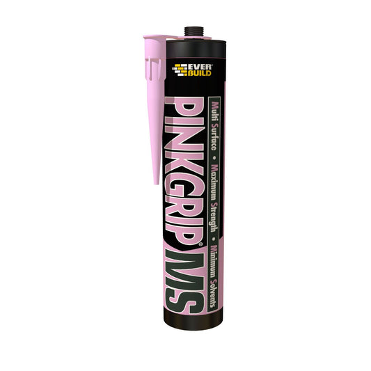 Everbuild Pink Grip Ms Polymer Grab Adhesive 350ml PINKGMSC3
