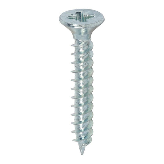 TIMCO TWINTHREAD CSK BZP WOODSCREWS 7 x 1" (BOX 200) 00071CWZ