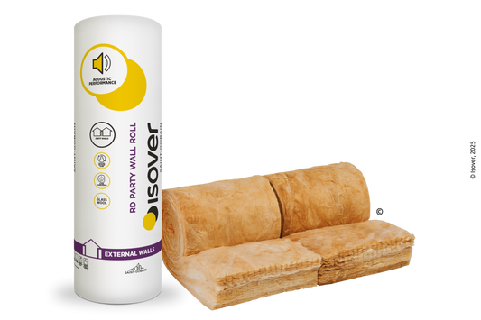ISOVER RD PARTY WALL ROLL 4000 x 455 x 150mm x 3.64m2 (PACK 2) 5200625592