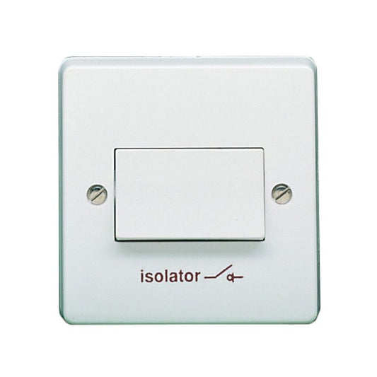 CRABTREE 4017 3-POLE ISOLATOR SWITCH WITH SYMBOL 6a