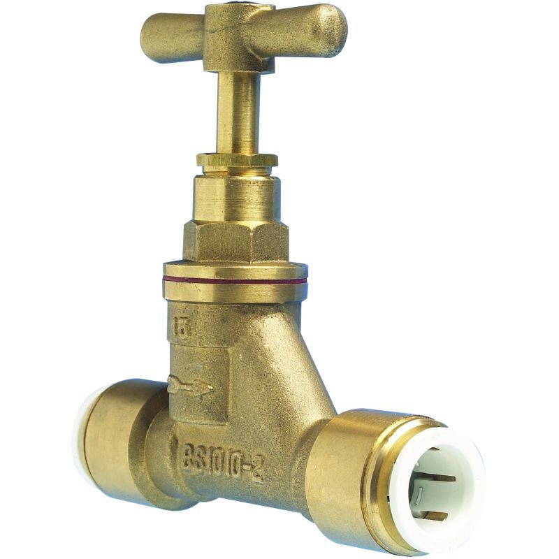 SPEEDFIT 15BSC BRASS STOPCOCK 15mm (FOR USE WITH C/H SYSTEM) 70011774