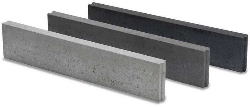 PAVESTONE CONCRETE INTERLOCK EDGING 1000 x 200 x 60mm MID GREY 10081082