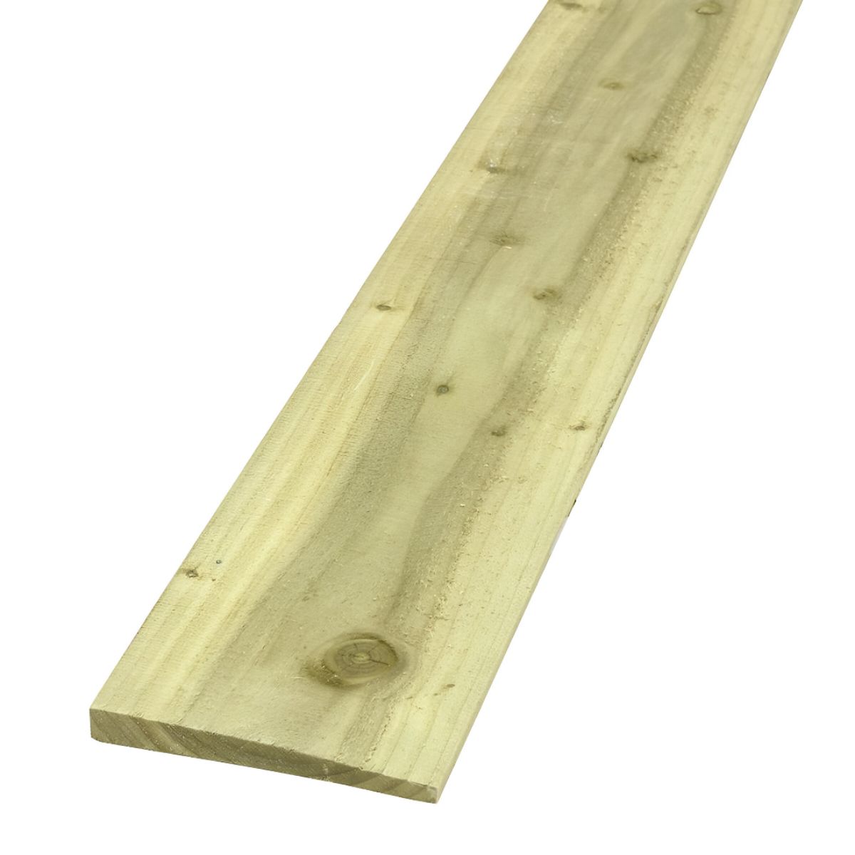 JJ 22 x 150mm x 1.8m SAWN FEATHER EDGE UC3 GREEN SINGLE LEAF FSC