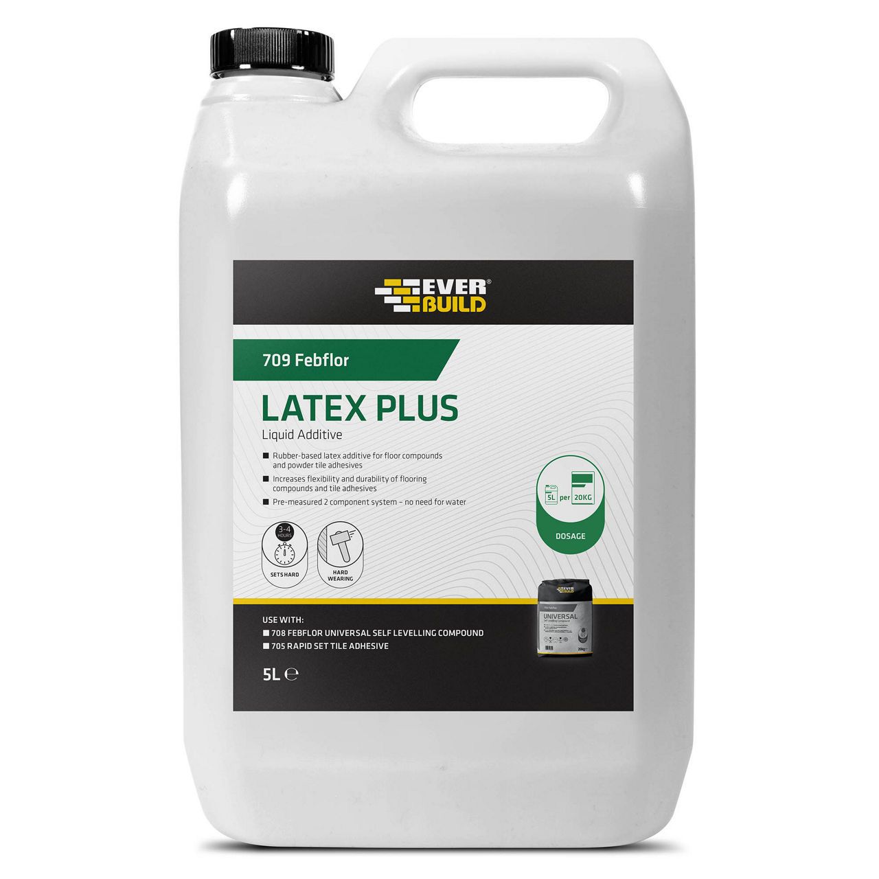 Everbuild Flex Floor Plus Latex 5L LAT5