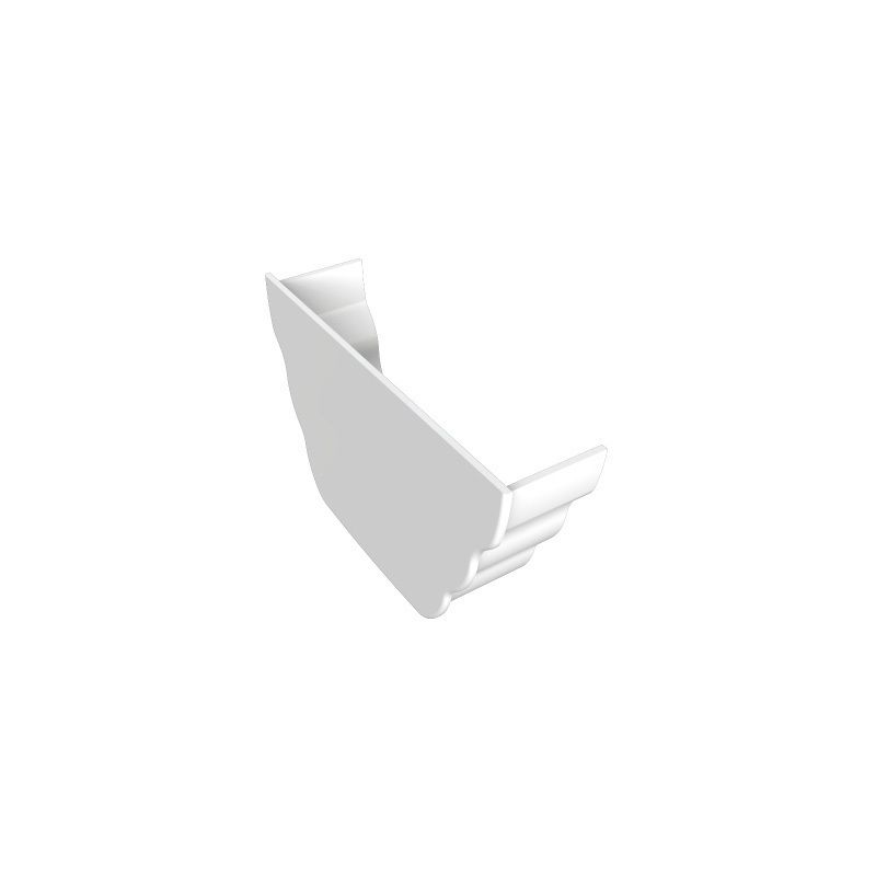 FREEFLOW OGEE STOP END INTERNAL WHITE FRO608