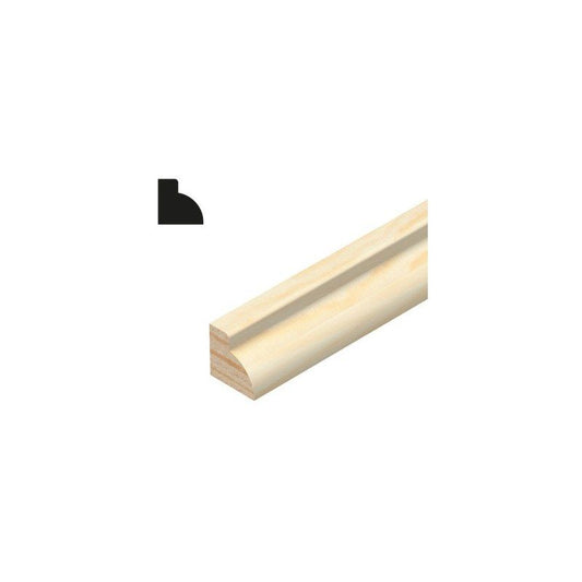 PINE GLASS BEAD 12 x 12 x 2400mm TM499