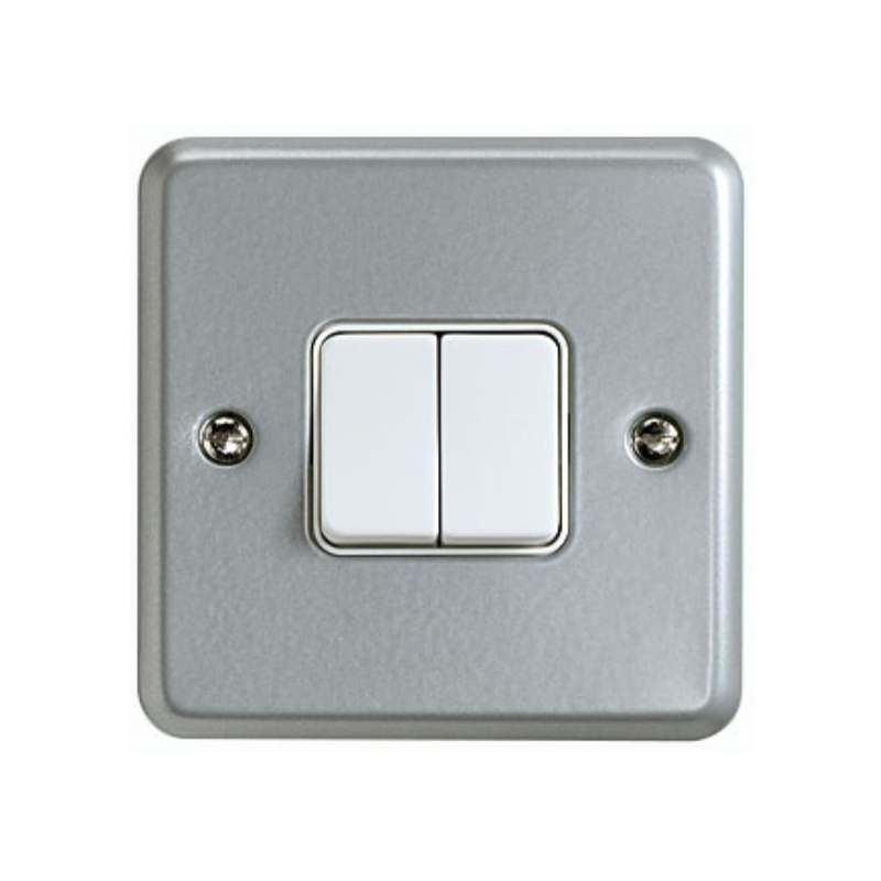 NOVAR MK 2G 2 WAY SURFACE PLATE SWITCH SP MC K3592ALM