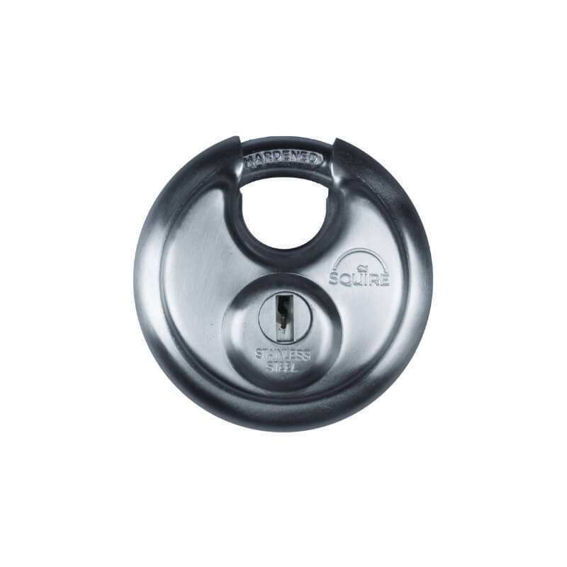 SQUIRE DISCUS PADLOCK STAINLESS STEEL 70mm DCL1