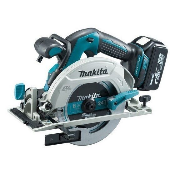 MAKITA DHS680RTJ 18V BRUSHLESS CIRCULAR SAW WITH 2X 5.0AH LI-ION BATTERIES SUPPLIED IN MAKPAC CASE