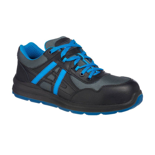 Portwest Compositelite Mersey Trainer S1P, 36, , Black/Blue