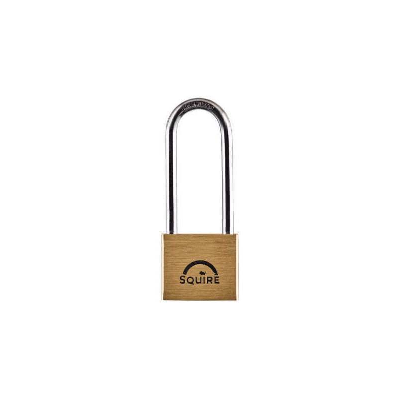 SQUIRE MARINE GRADE 40mm BRASS BODY EXTRA LONG SHACKLE LN4S/2.5