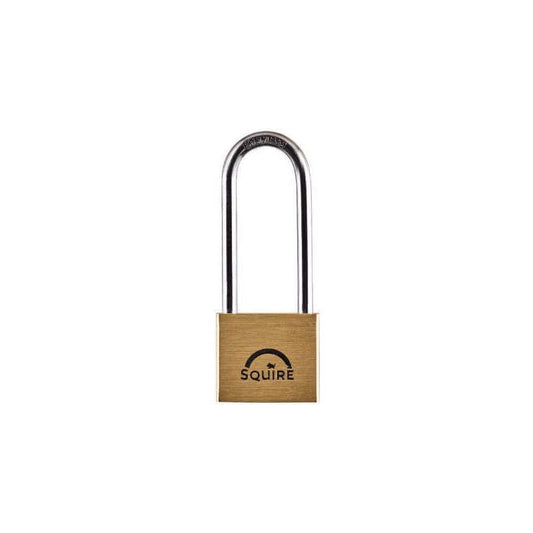SQUIRE MARINE GRADE 40mm BRASS BODY EXTRA LONG SHACKLE LN4S/2.5