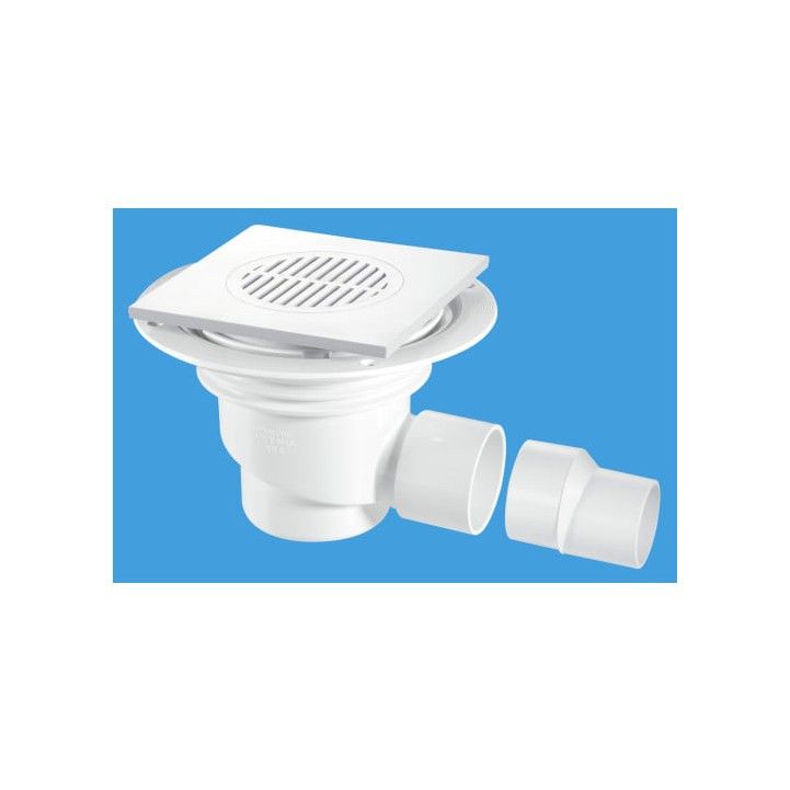 MCALPINE TSG1T6WH TILE SHOWER GULLY WHITE 61020371