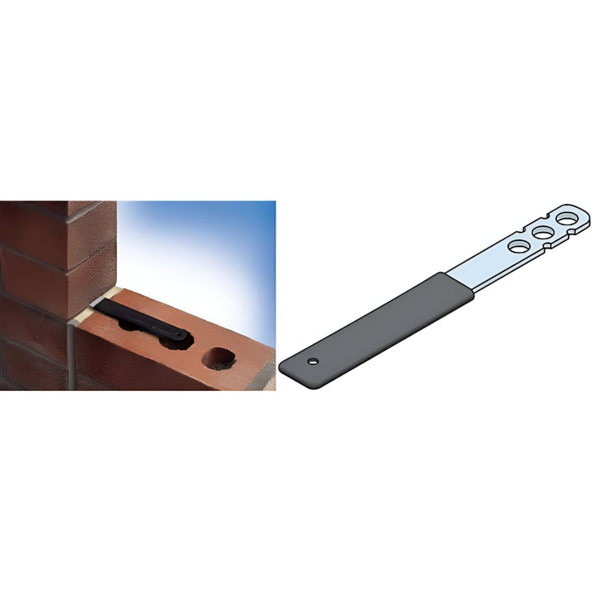 ANCON STAIFIX MOVEMENT WALL TIE NO SLEEVE 200mm PPS200