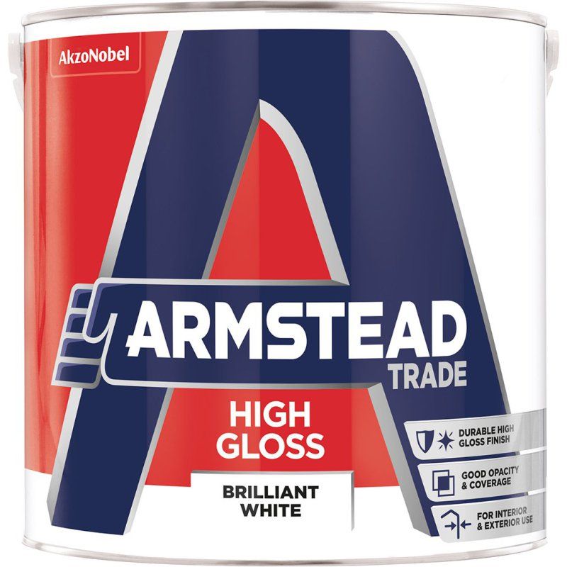 ARMSTEAD TRADE HIGH GLOSS 5l WHITE 5218641