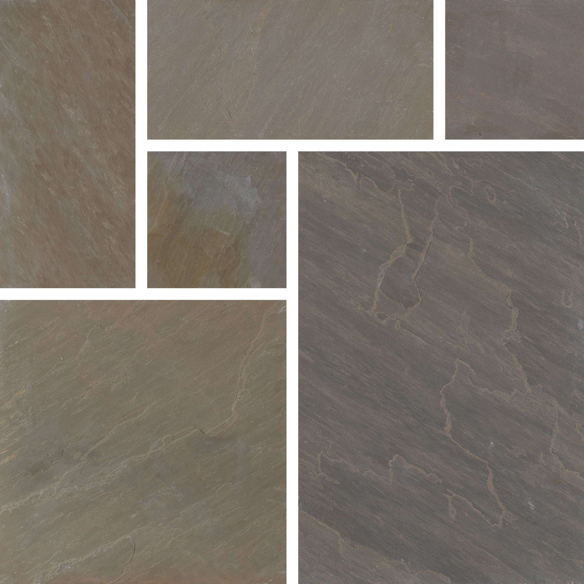 PAVESTONE NATURAL STONE (20.7m2 PACK) CALIBRATED AUTUMN BLEND 01111043