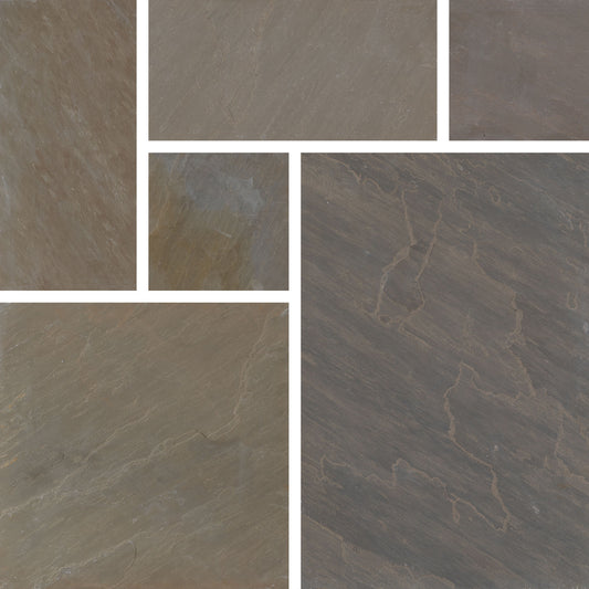 PAVESTONE NATURAL STONE (20.7m2 PACK) CALIBRATED AUTUMN BLEND 01111043