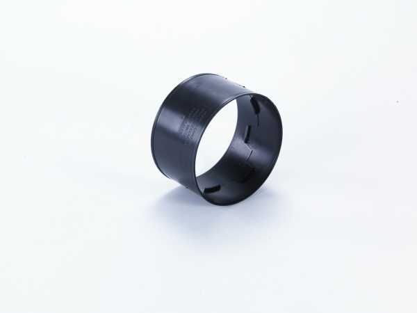 POLYPIPE RIDGICOIL COUPLER 63mm BLACK RCC63