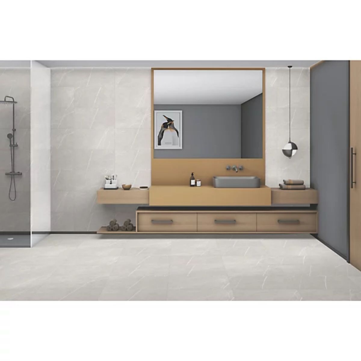 YTC CF6030MAWH MAZE TILE 600 x 300mm WHITE (5.55 TILES PER M2)