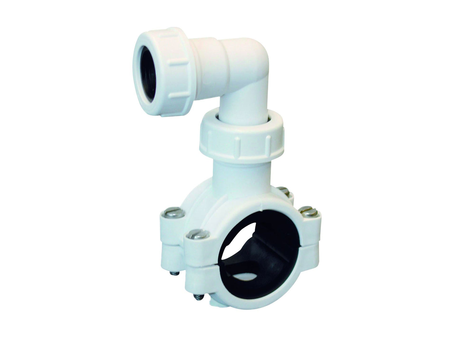 OSMAOVERFLOW 1V402 PP CLAMP FOR 32/40mm WASTE 21.5mm 1V402W WHITE