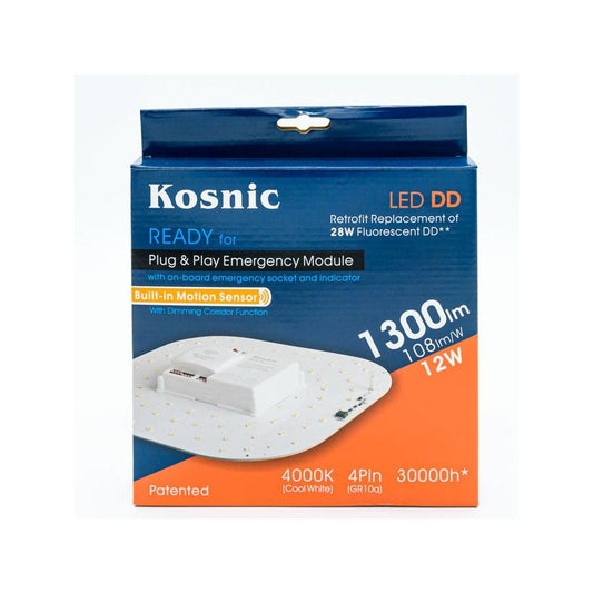 KOSNIC MW LED DD 4P 30KHR CW 12w KLED12CRD/4P-W40