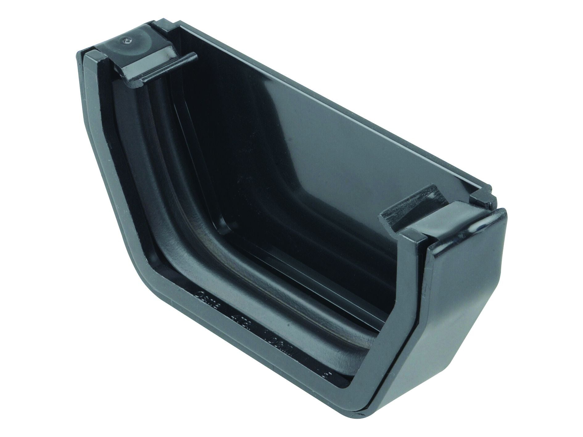 OSMASQUARELINE 4T811 PVCU STOPEND EXTERNAL 100mm 4T811B BLACK