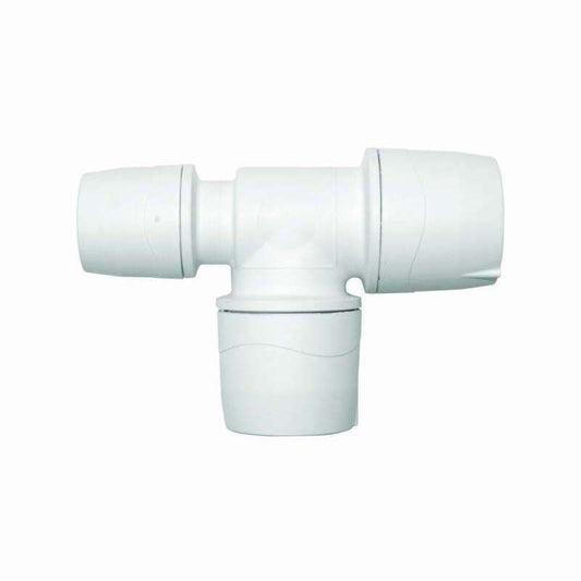 POLYPIPE POLYMAX END REDUCED TEE 22 x 15 x 22mm MAX1422