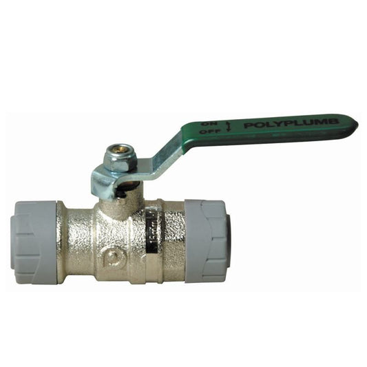 POLYPIPE POLYPLUMB 1/4" TURN BALL VALVE 15mm PB6715