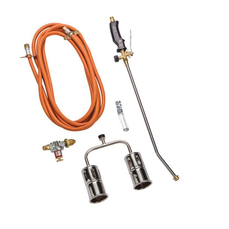 HSC GT6002 DOUBLE HEAD GAS TORCH WITH REGULATOR