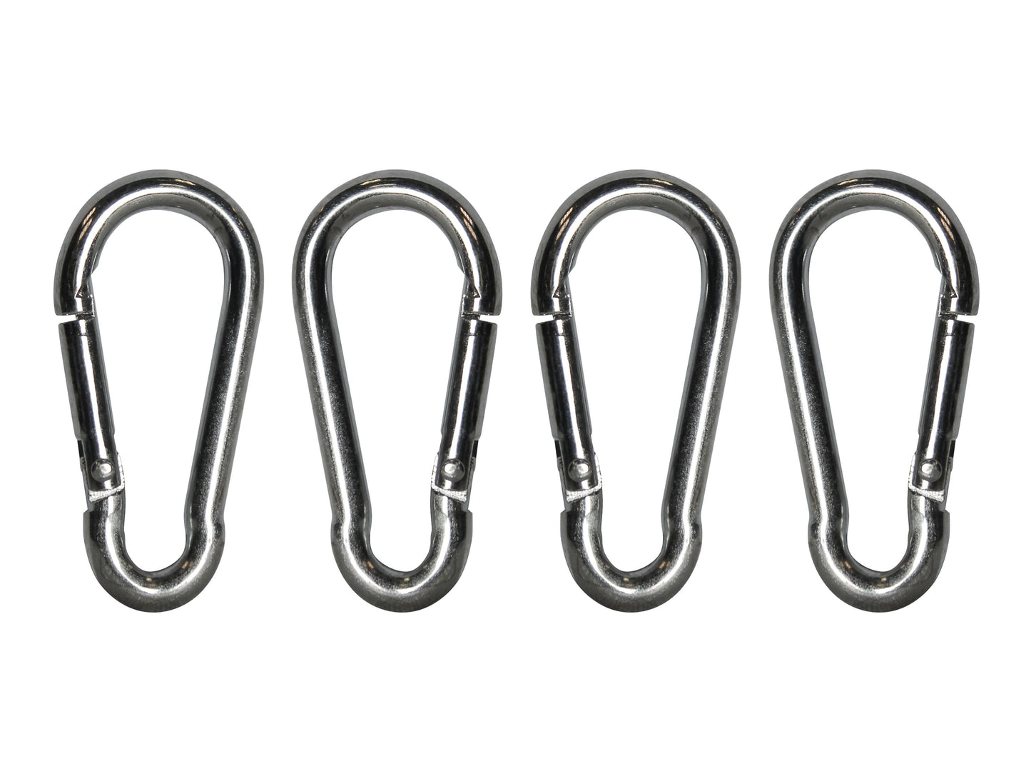 FAITHFULL FAICHFBS40 FIRE BRIGADE SNAP HOOKS 4mm (PACK 4)